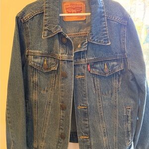 Levi's Classic Blue Denim with Tan Label